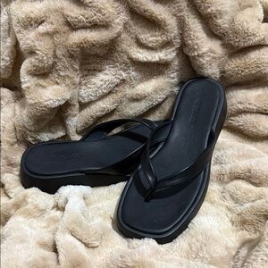 Cotton On Women's Black Platform Sandals